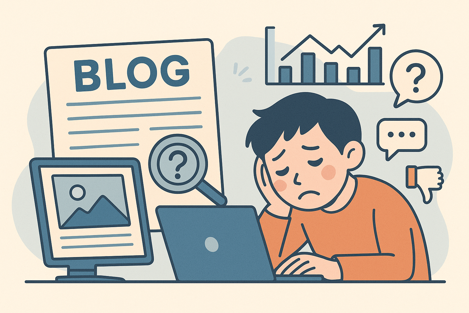 「ブログを更新しても誰も読んでいない気がする」──努力が成果につながらないと感じる背景とは