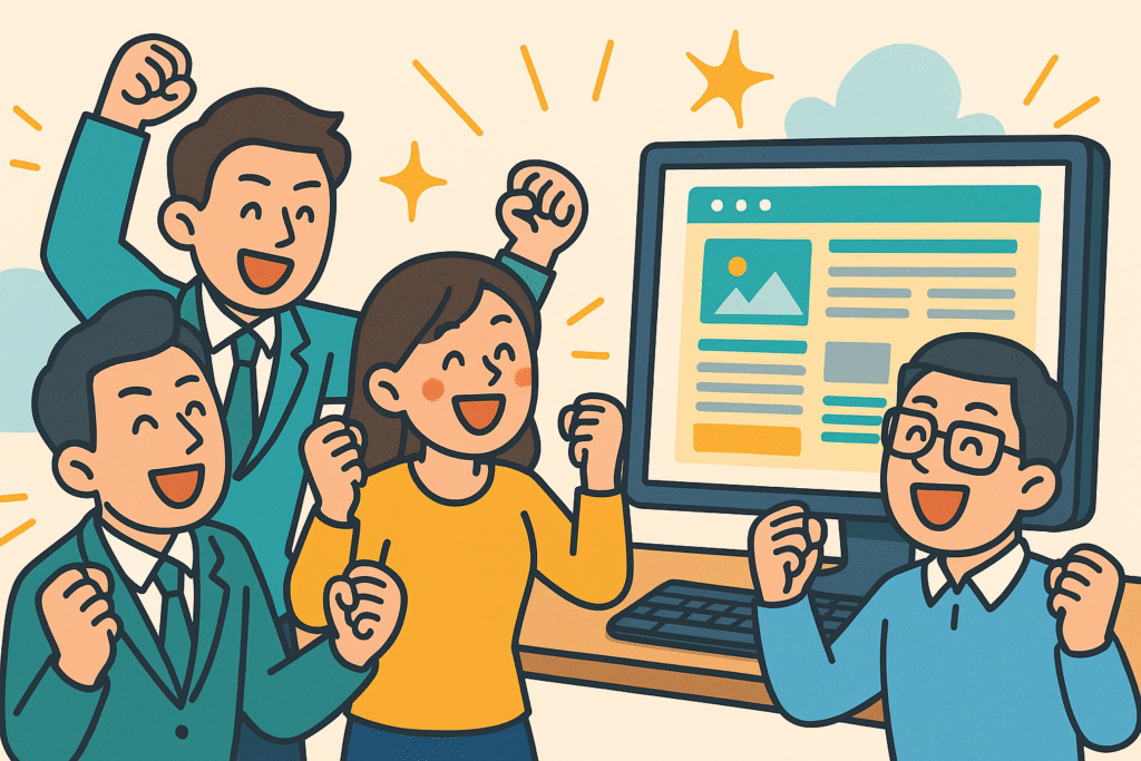 更新が止まった会社ホームページを“見える化”と“社内運用”によって再び動かし、負の資産化を防ぐ方法を紹介する記事のアイキャッチ画像