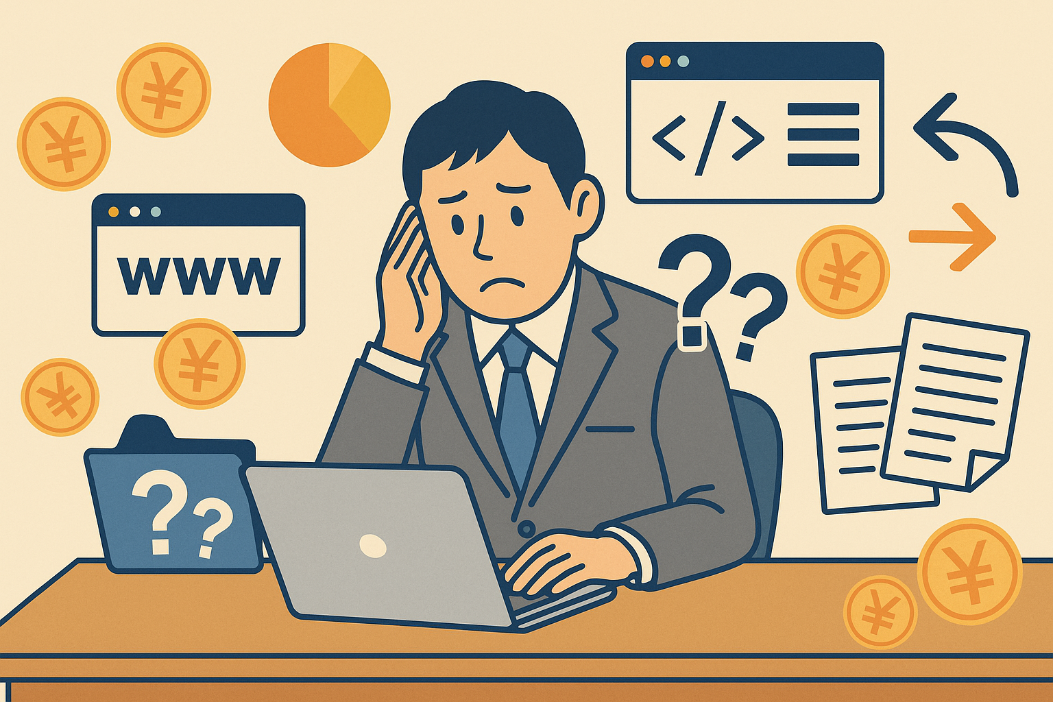 外注費が膨らむ原因を「見えないコスト構造」として捉え、ダッシュボードによる見える化と内製化でコスト半減を目指す中小企業向けの記事のアイキャッチ画像