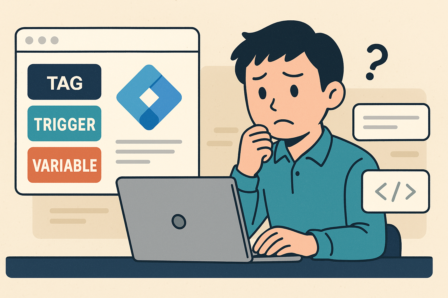 「Google Tag Manager が難しい…」中小企業Web担当がつまずく理由と解決策