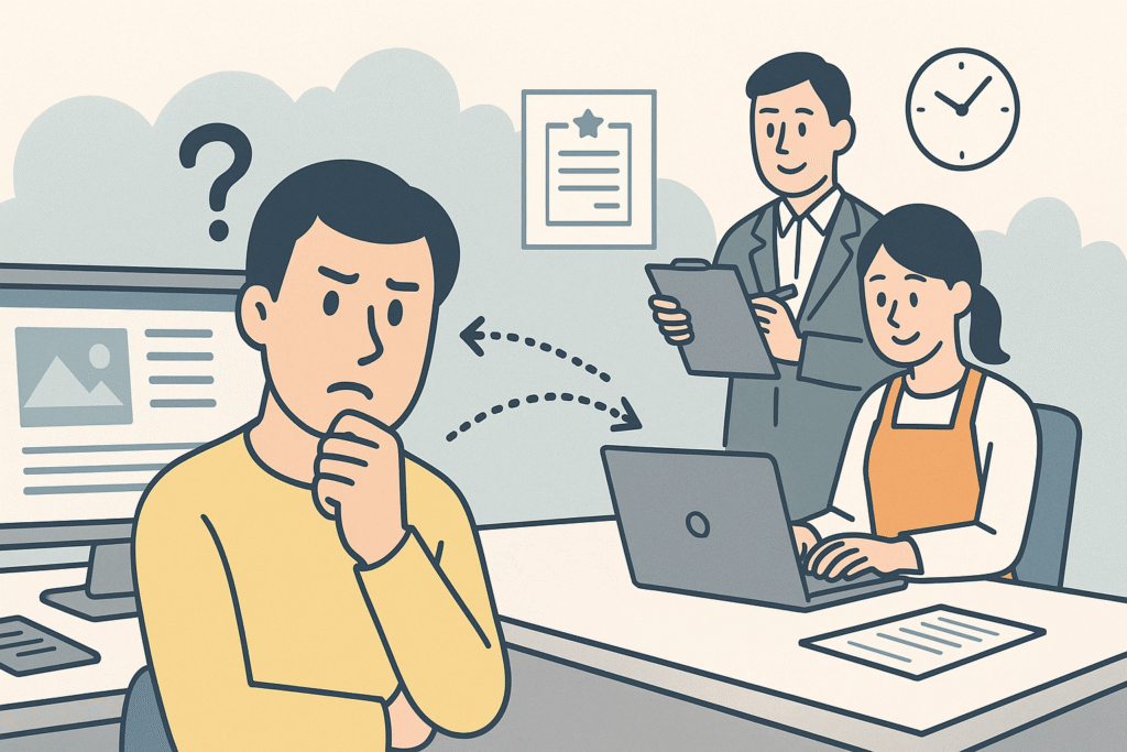 Web運用の属人化リスクを経営層の視点から解説し、仕組み化による解決策を紹介する記事のアイキャッチ画像